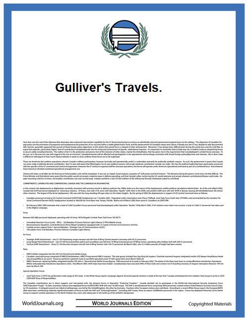 Gulliver's Travels. by Jonathan Swift