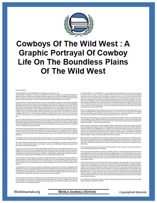 Cowboys of the Wild West : A Graphic Por... by Hawkeye, Harry