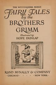 Fairy Tales by the Brothers Grimm by Grimm, Jacob, 1785-1863