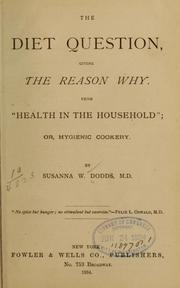 The Diet Question by Dodds, Susanna W.