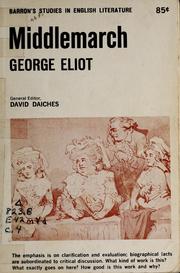 George Eliot: Middlemarch by Daiches, David