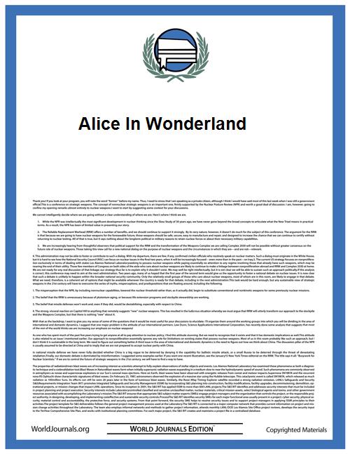 Alice in Wonderland by Lewis Carroll