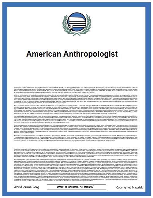 American Anthropologist by The American Anthropological Association