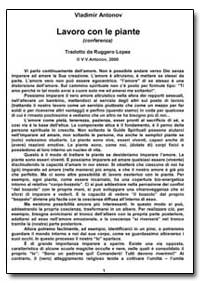 Lavoro Con le Piante by Antonov, Vladimir, Ph. D.