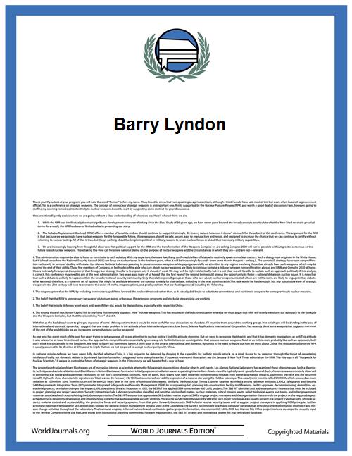 Barry Lyndon by Thackeray, William Makepeace