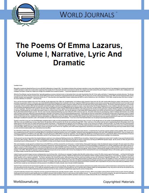 The Poems of Emma Lazarus, Volume I, Nar... by Lazarus, Emma
