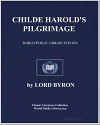 Childe Harold's Pilgrimage by Byron, Lord
