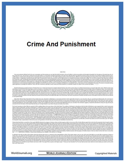 Crime and Punishment by Dostoevsky, Fyodor