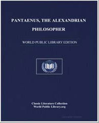 Pantaenus, The Alexandrian Philosopher by Pantaenus