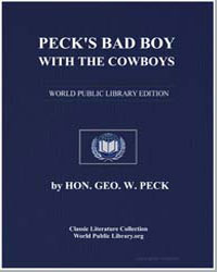 Peck's Bad Boy with the Cowboys by Peck, George W., Hon.