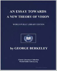 An Essay Towards a New Theory of Vision by Berkeley, George