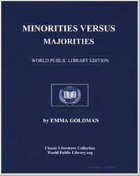 Minorities Versus Majorities by Goldman, Emma