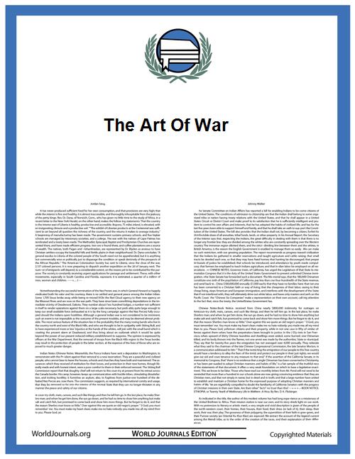The Art of War by Tzu, Sun