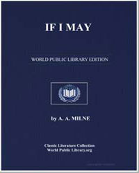 If I May by Milne, Alan Alexander