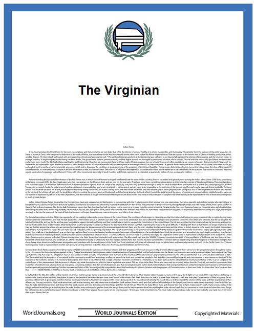 The Virginian by Wister, Owen