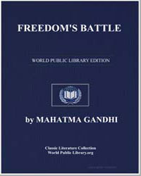 Freedom's Battle by Gandhi, Mahatma