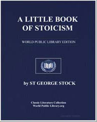 A Little Book of Stoicism by Stock, St. George