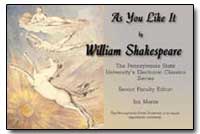 As You Like It the Pennsylvania State Un... by Shakespeare, William