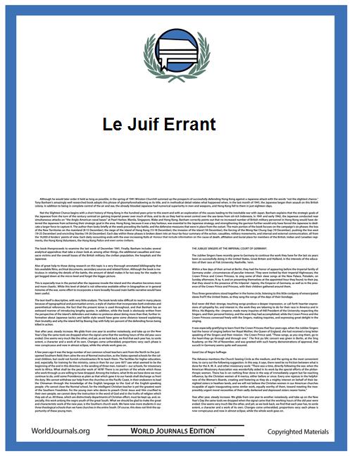 Le Juif Errant by Sue, Eugene