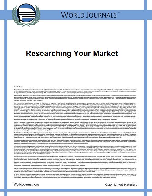 Researching Your Market by Erffmeyer, Robert C.