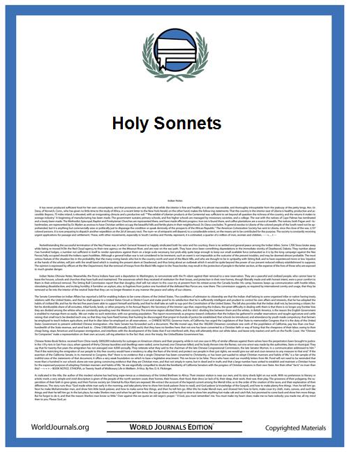 Holy Sonnets by Donne, John