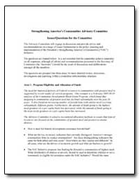 Strengthening Americas Communities Advis... by Department of Commerce