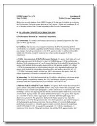 Public-Private Competition by 