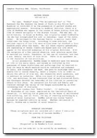 The Awakened One Who Awakens the Sense o... by Buddha, Gautama