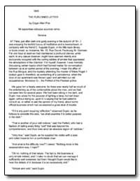 The Purloined Letter by Poe, Edgar Allan