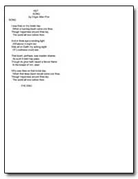 Song by Poe, Edgar Allan