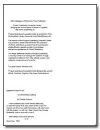 A Christmas Carol by Dickens, Charles