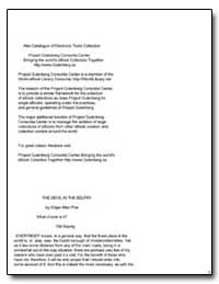The Devil in the Belfry by Poe, Edgar Allan