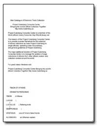 Timon of Athens by Shakespeare, William